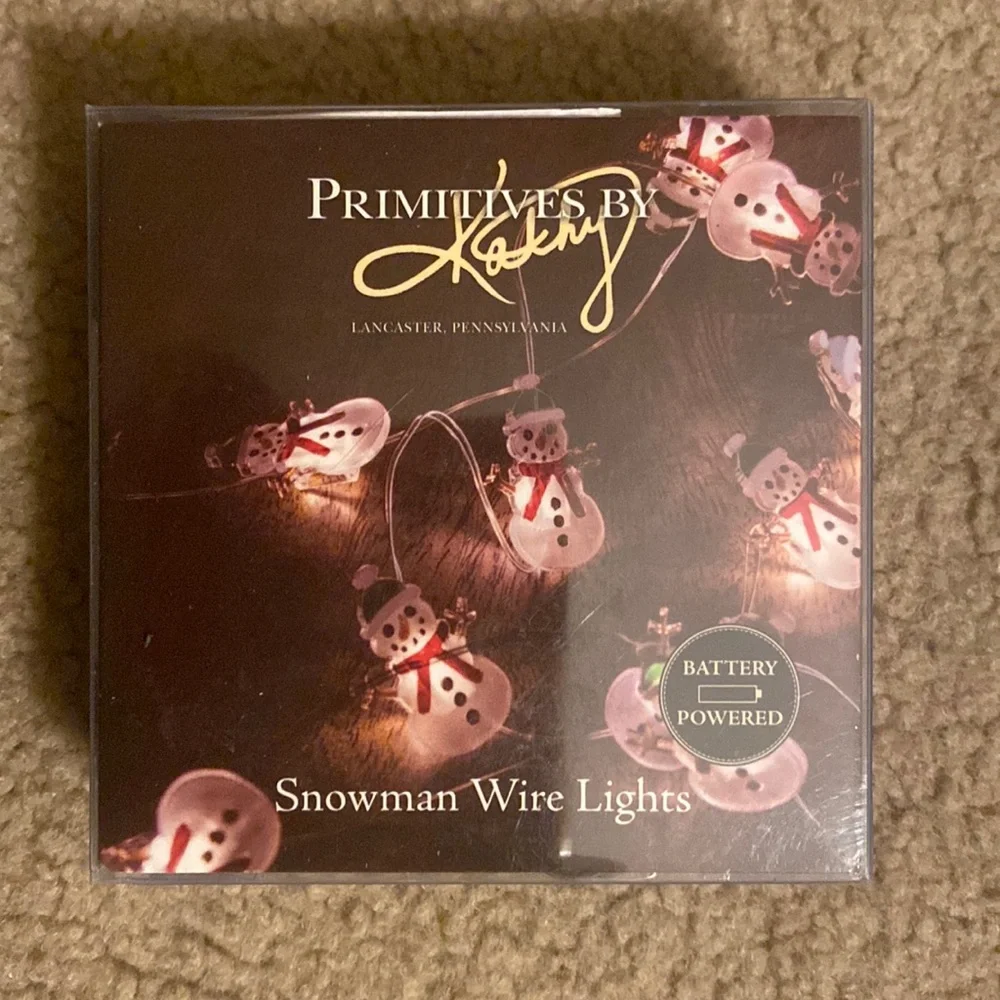 Primitives by Kathy Snowman Wire Lights